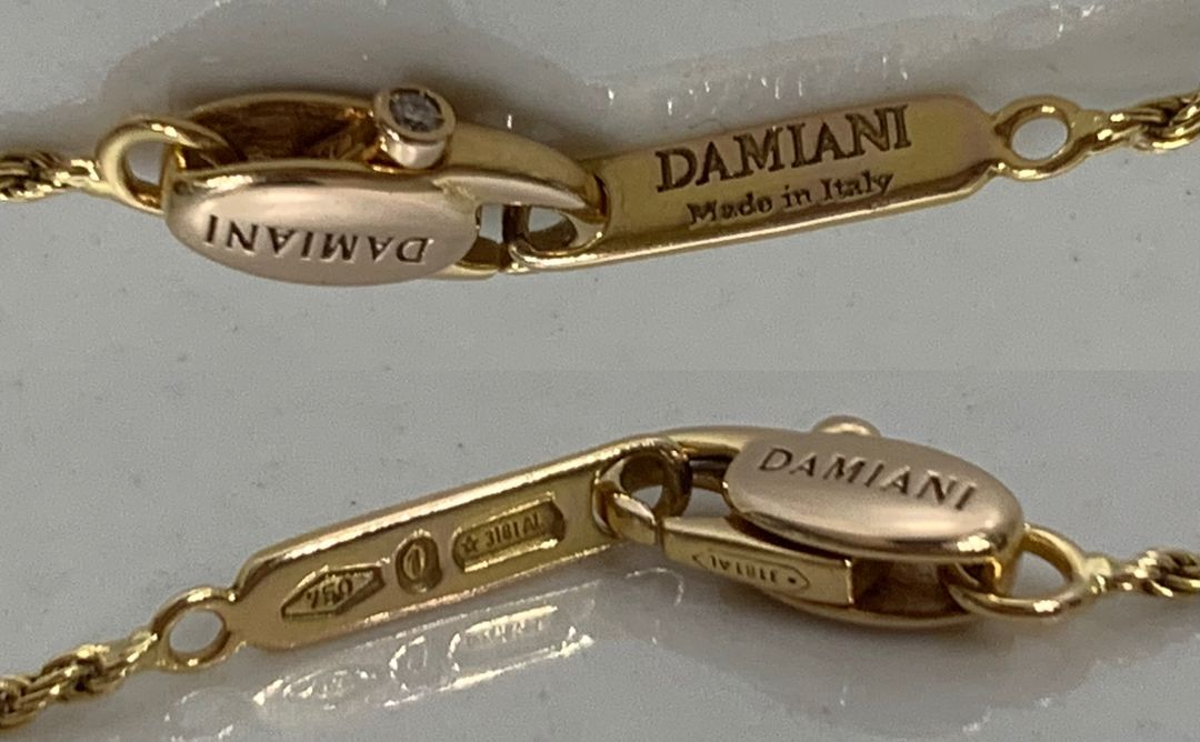 [L]다미아니 벨에포크 펜던트 핑크골드 로즈골드 다이아 목걸이 라지사이즈 이미지