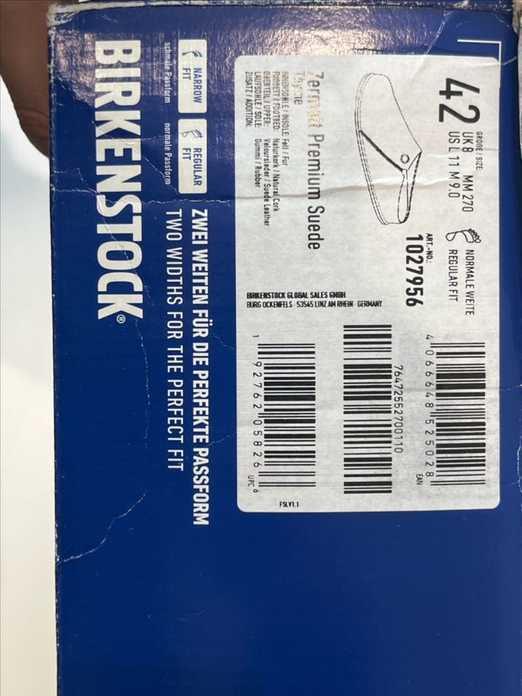 버켄스탁 체르마트 시어링 샌들 43(270) (새상품) 이미지