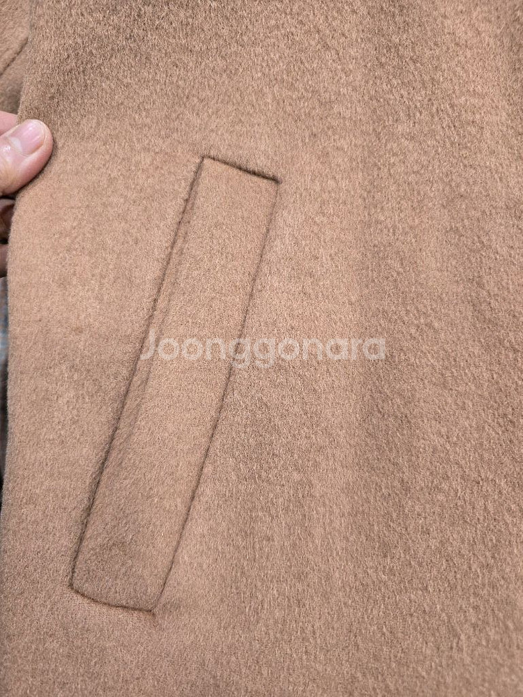 리스트 LIST 핸드메이드 모+캐시미어 혼방 롱 코트 66--6