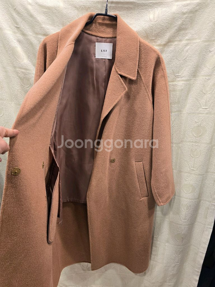 리스트 LIST 핸드메이드 모+캐시미어 혼방 롱 코트 66--7