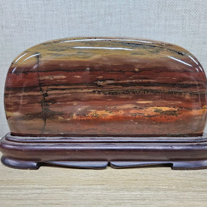 수석 돌 수림석 문양석 노을 겹산 산수경