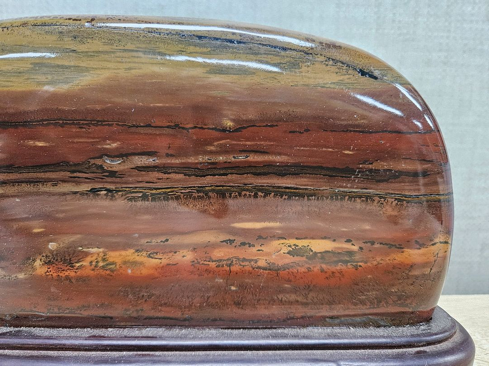 수석 돌 수림석 문양석 노을 겹산 산수경--2