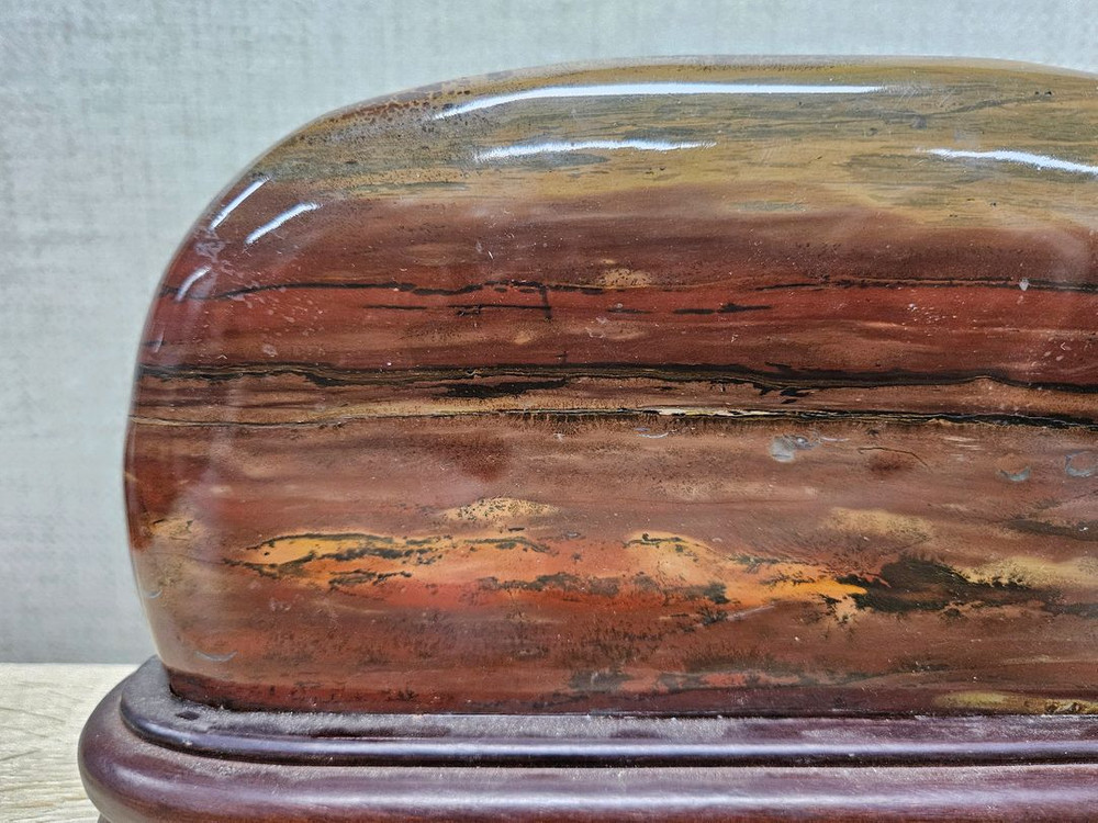 수석 돌 수림석 문양석 노을 겹산 산수경--4