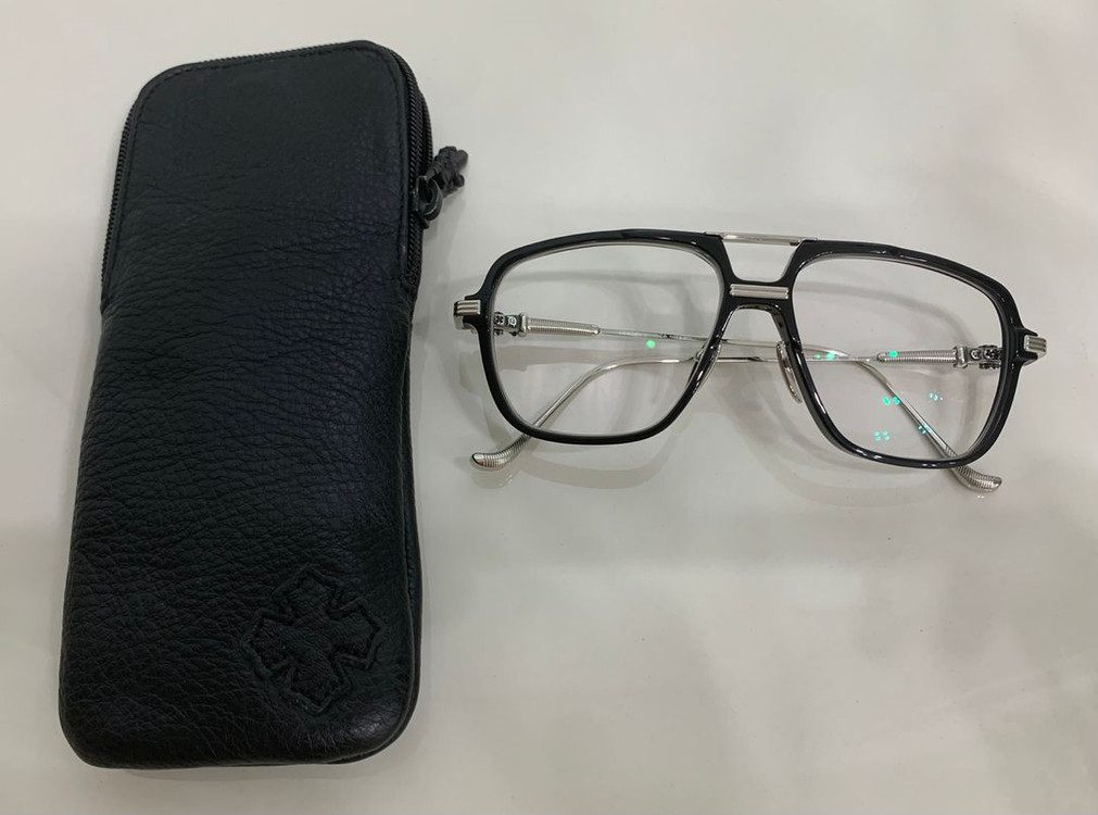 크롬하츠 이니트 블랙&샤이니실버 [BK/SS] INIT 안경 이미지