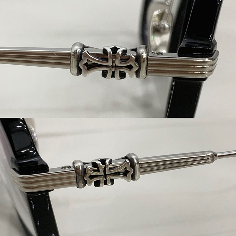 크롬하츠 이니트 블랙&샤이니실버 [BK/SS] INIT 안경 이미지