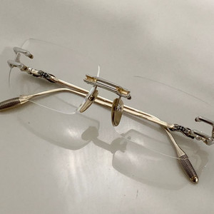 크롬하츠 로디 실버&골드 콤비 컬러 LORDIE 무테 안경 이미지