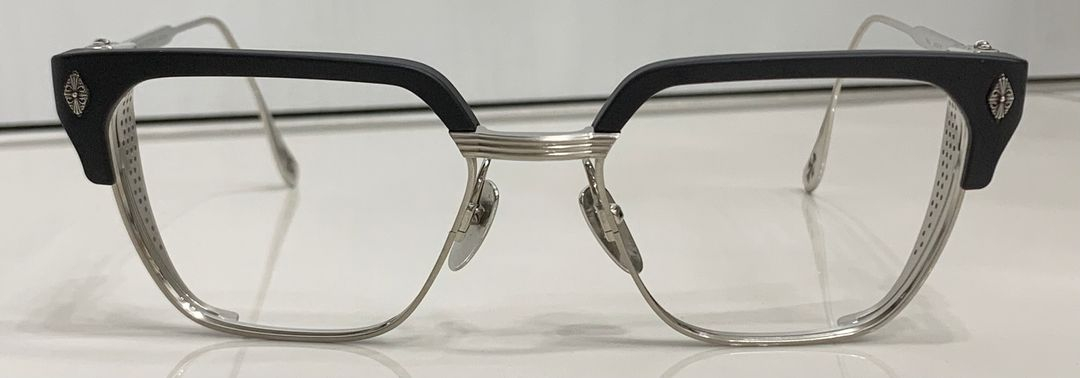 크롬하츠 LGMA 르그마 [MBK/BS] 안경 매트블랙&브러쉬드 실버 이미지