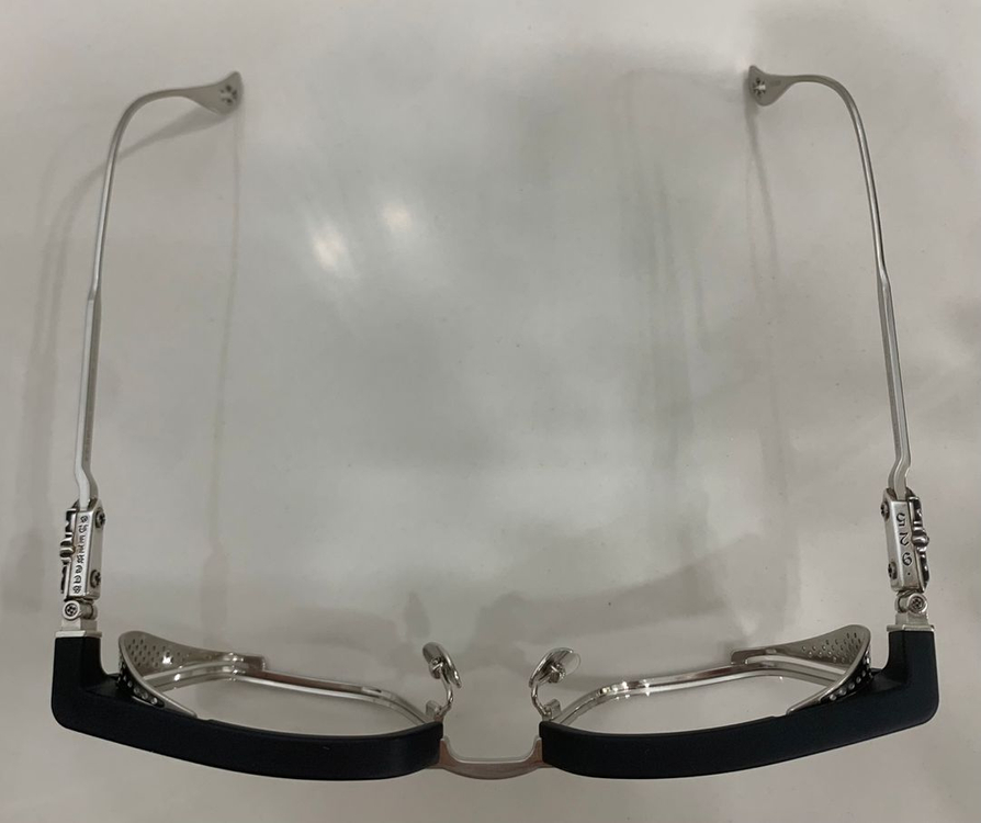 크롬하츠 LGMA 르그마 [MBK/BS] 안경 매트블랙&브러쉬드 실버 이미지