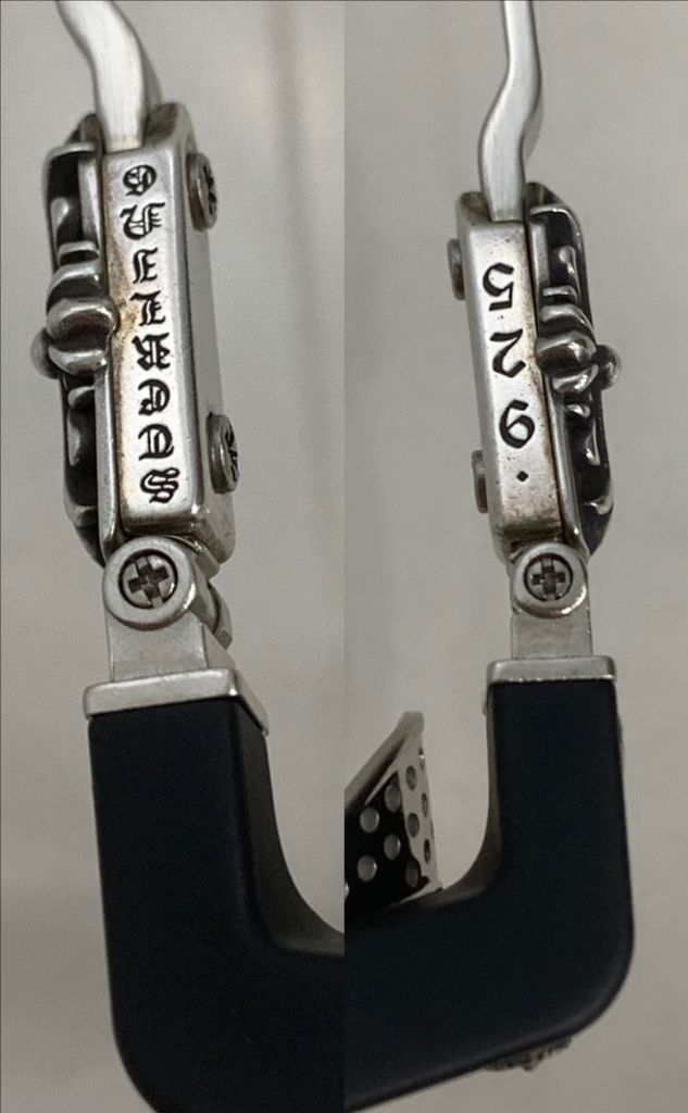 크롬하츠 LGMA 르그마 [MBK/BS] 안경 매트블랙&브러쉬드 실버 이미지