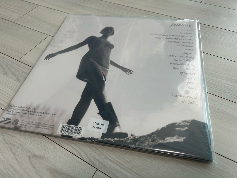 테일러 스위프트 folklore 미개봉 컬러 LP--1