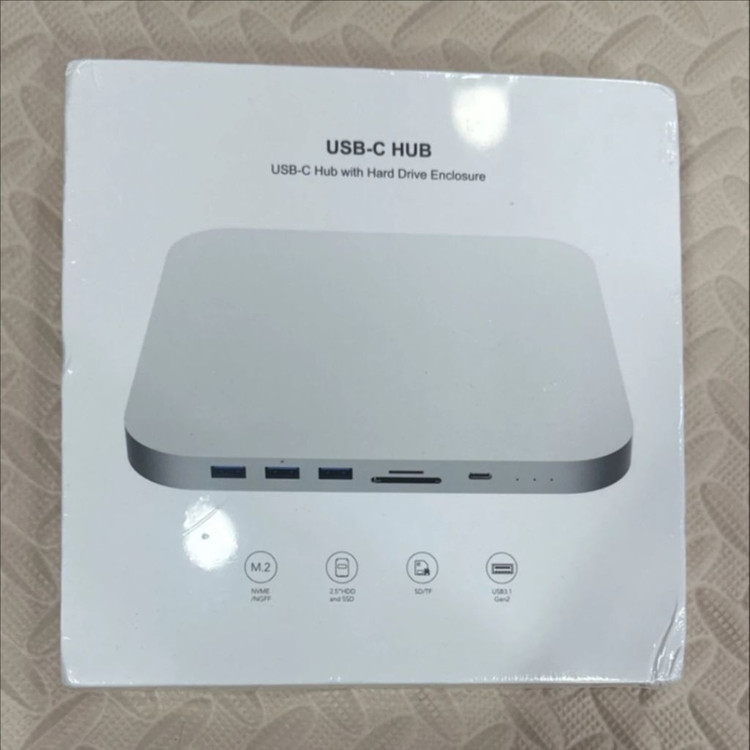 Qwiizlab UH25 Pro 맥미니 USB-C 허브 새제품--2