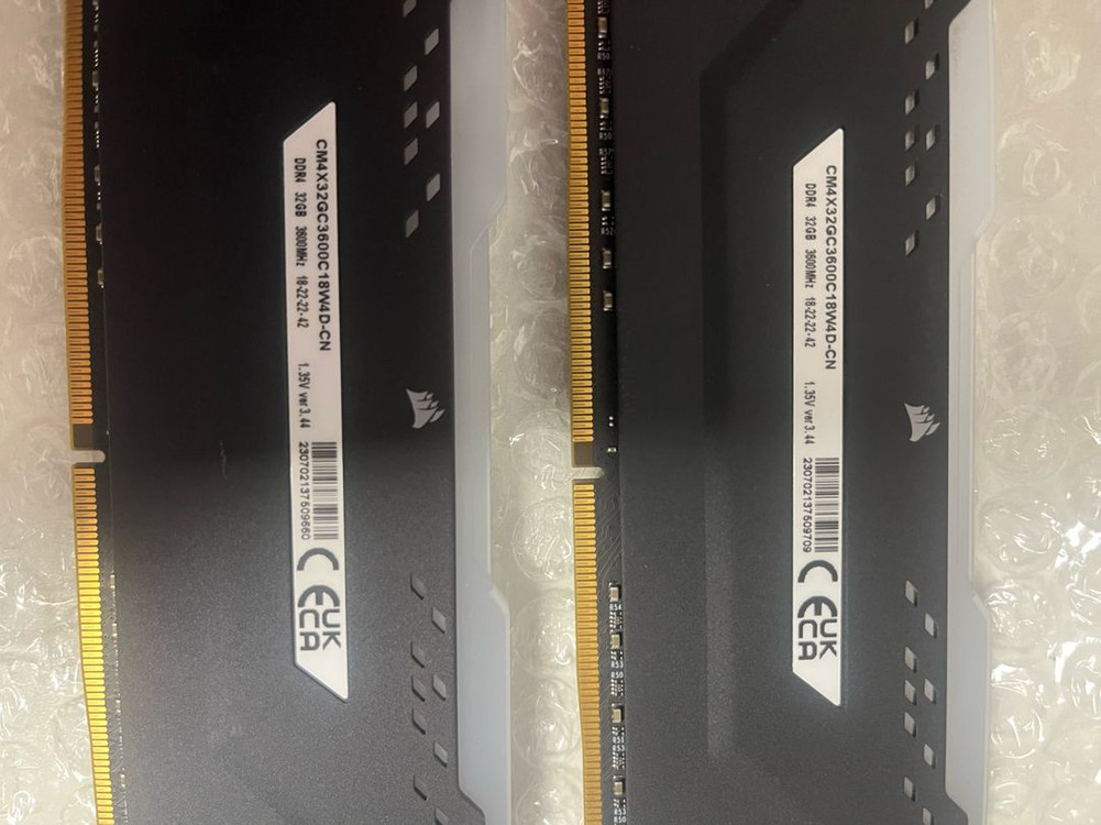 DDR4 3600 32g x 2 64gb 메모리 2개 세트 이미지