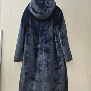 PAT 밍크퍼후드롱코트 100