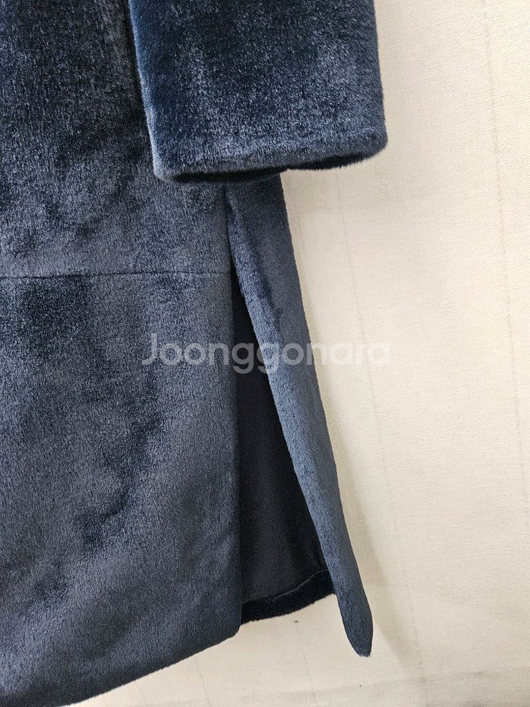 PAT 밍크퍼후드롱코트 100--2