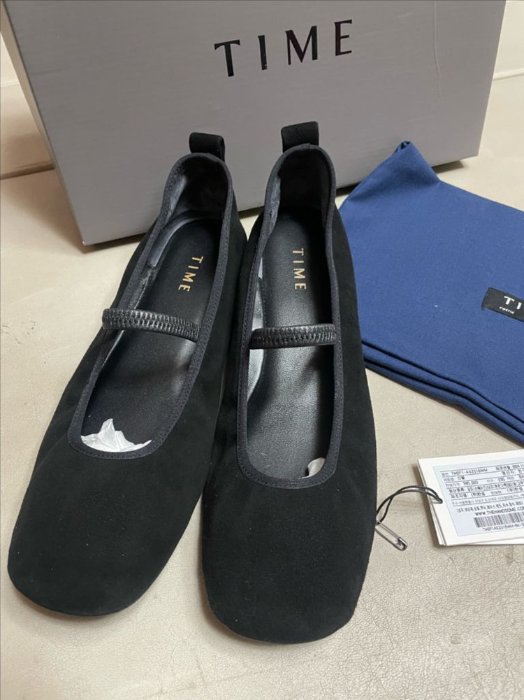 타임 25 스웨이드 플랫 슈즈 235--7