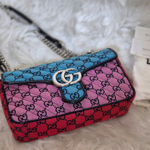 (정품)구찌 GG마몬트 멀티칼라 스몰*깨끗하고 예뻐요*