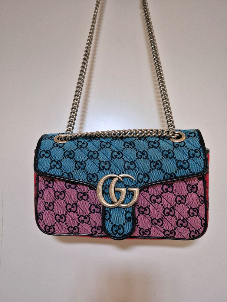 (정품)구찌 GG마몬트 멀티칼라 스몰*깨끗하고 예뻐요*--6