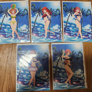 5등분의 신부 극장판 6주차 특전 세트 일괄