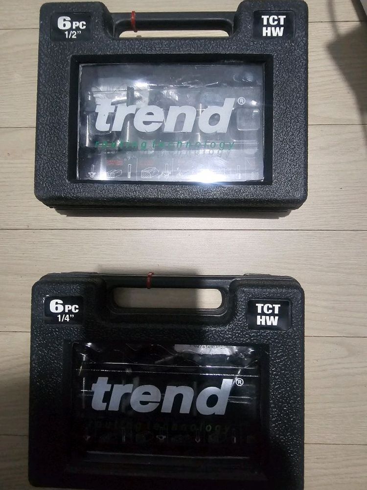 Trend 디월트·마키다·밀워키 트리머 비트 6종 세트 이미지