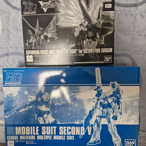 hg 건담 세컨드 V + 빛의 날개