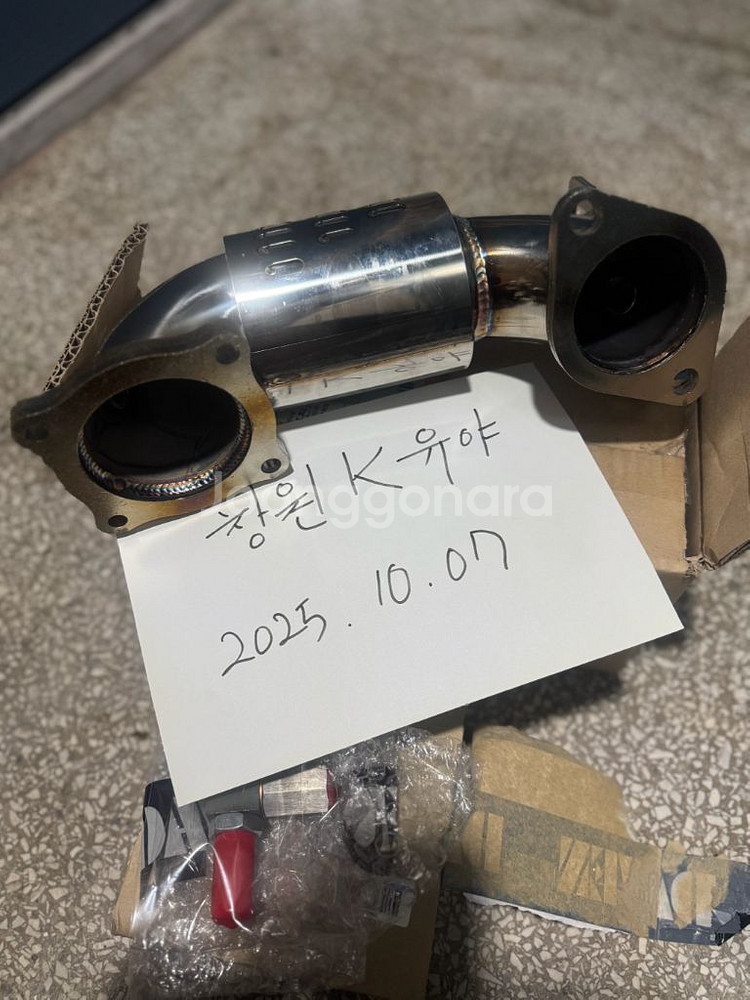 k5 dl3 논촉 다운파이프 (메인텍) , 캔슬러 (데븐상사)--1