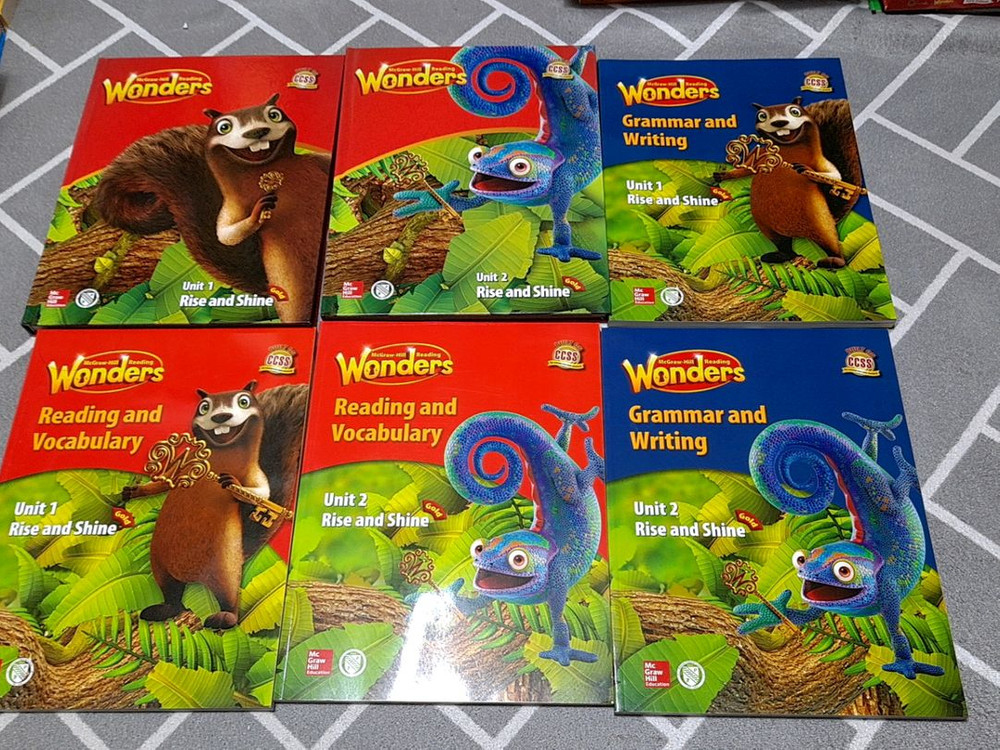 폴리 영어 교재 원더스 rise and shine 전6권 이미지