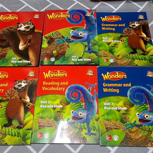 폴리 영어 교재 원더스 rise and shine 전6권 이미지