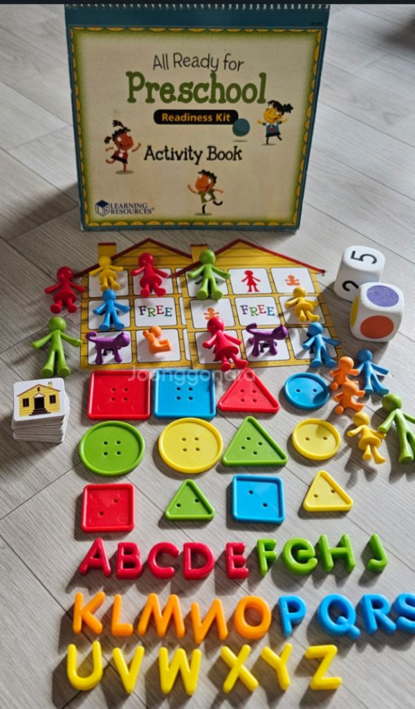 러닝리소스 프리스쿨 키트, 팝 포 컬러즈&세잎프 러닝 액티비티 세트-가격내림--2