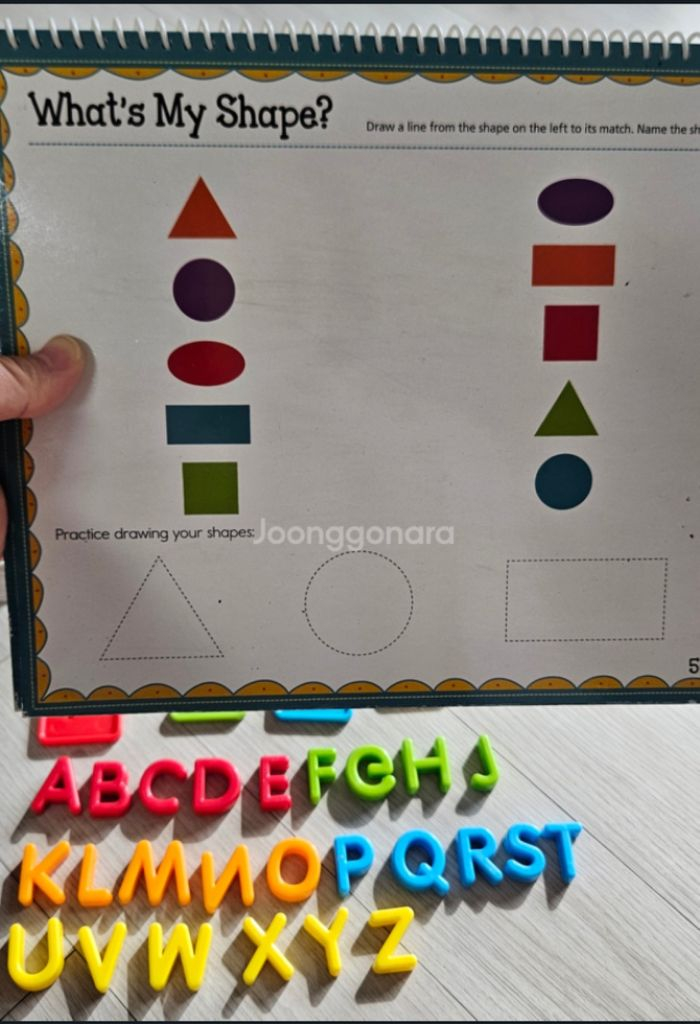 러닝리소스 프리스쿨 키트, 팝 포 컬러즈&세잎프 러닝 액티비티 세트-가격내림--3