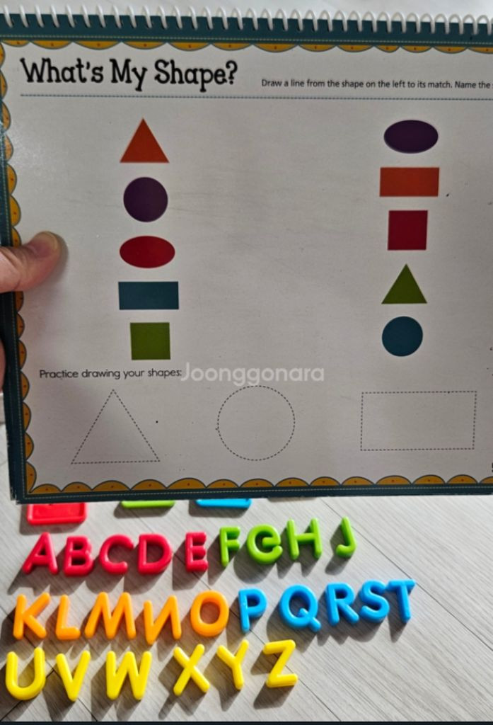 러닝리소스 프리스쿨 키트, 팝 포 컬러즈&세잎프 러닝 액티비티 세트-가격내림--5