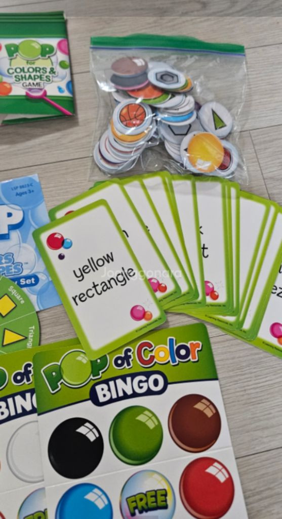 러닝리소스 프리스쿨 키트, 팝 포 컬러즈&세잎프 러닝 액티비티 세트-가격내림--8