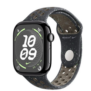 애플워치 10 GPS 46mm 제트블랙 알루미늄 + 나이키 스포츠밴드