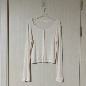 리브아워 peony cardigan - peach yogurt