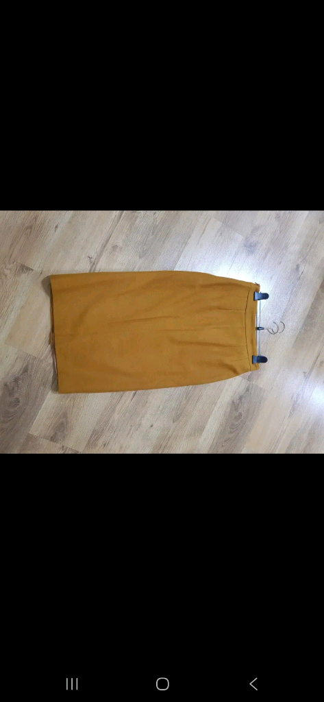 미우미우 보석 고급 울 스커트--1