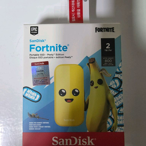 샌디스크 E30 2TB 외장 NVME SSD PEELY필리에디션 정품 미개봉