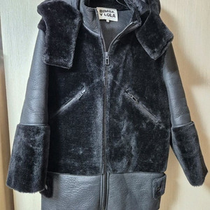 빔바이롤라 무스탕 에코 블랙 무스탕 Xs 페이크퍼