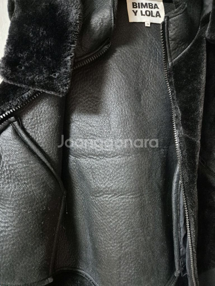 빔바이롤라 무스탕 에코 블랙 무스탕 Xs 페이크퍼--6