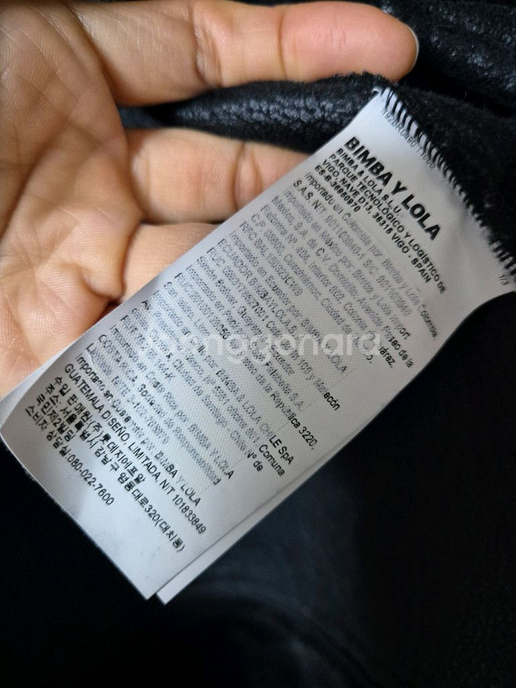 빔바이롤라 무스탕 에코 블랙 무스탕 Xs 페이크퍼--7