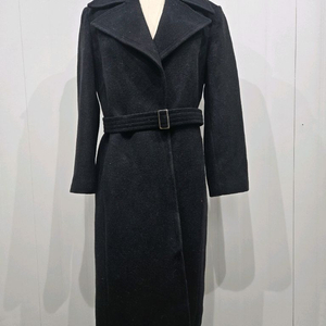 엠포리오 아르마니 블랙 벨트 롱 코트