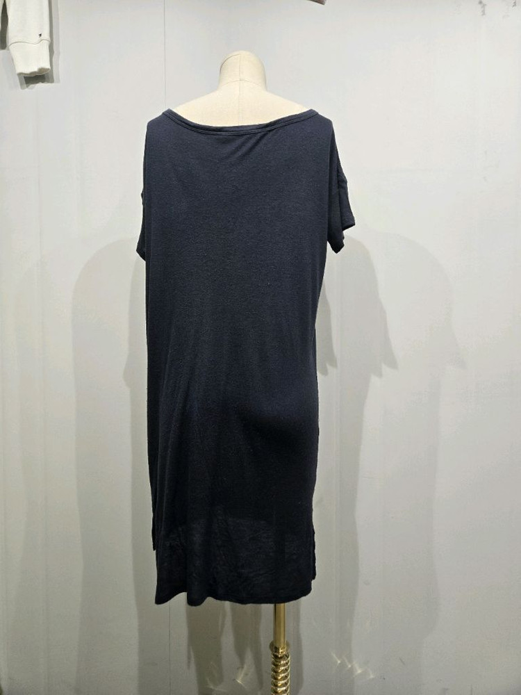 알렉산더 왕 네이비 포켓 반팔 롱 원피스 이미지