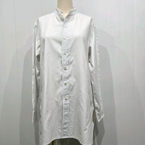 오라리 화이트 차이나카라 밴드카라 셔츠