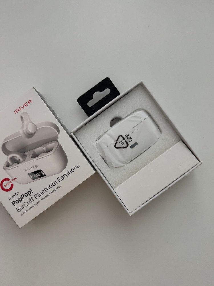 아이리버 ITW-C1 귀찌형 블루투스 이어폰--1