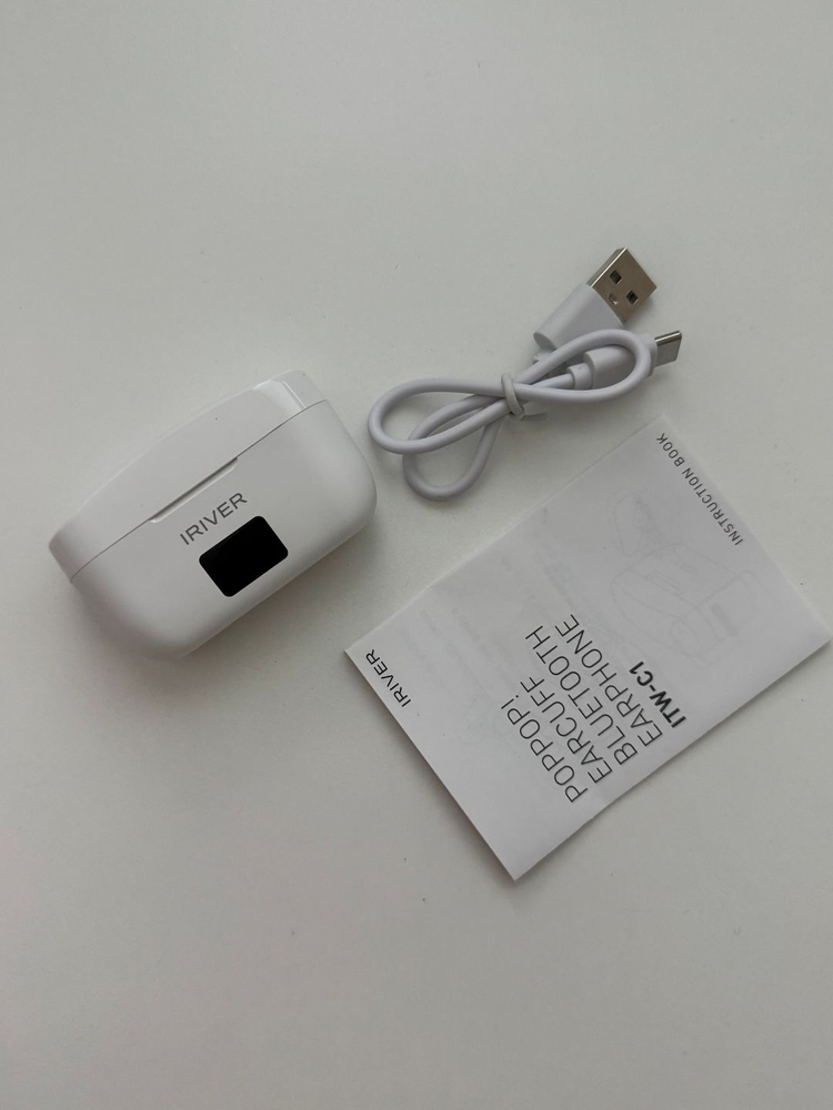 아이리버 ITW-C1 귀찌형 블루투스 이어폰--2