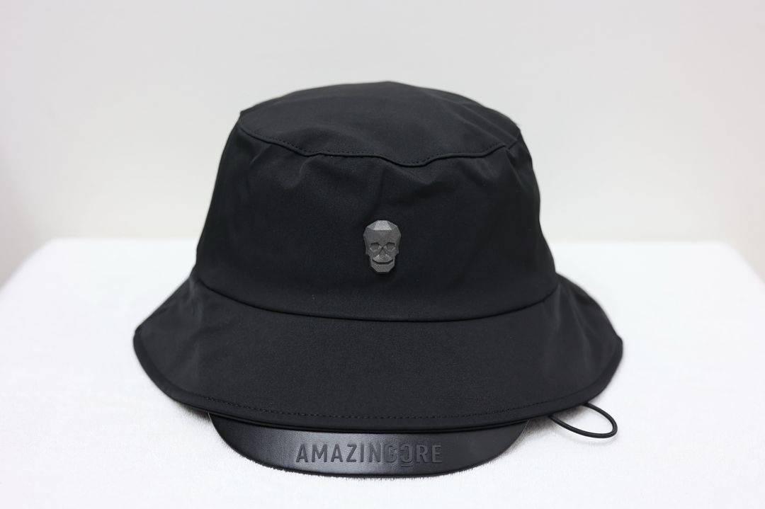 어메이징크리 블랙 골프모자 버킷햇 벙거지 이미지