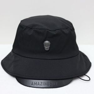 어메이징크리 블랙 골프모자 버킷햇 벙거지 이미지