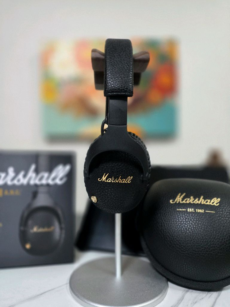 (사용감없음) 마샬 최신 헤드폰 모니터3--3