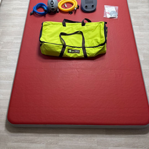 에어포스 캠핑 에어매트 (수동 발 펌프, 자동 펌프 OV10, 호스 포함) 이미지