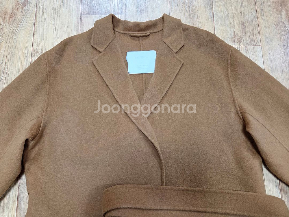 프론트로우(FRONTROW) 김나영 핸드메이드 퓨어울코트 프리사이즈--4