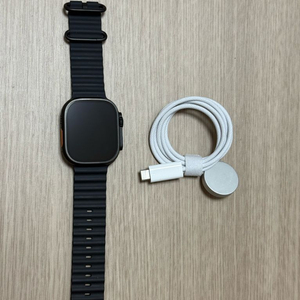 애플워치 울트라3 블랙 티타늄 S급 W-18 보증26.9.29