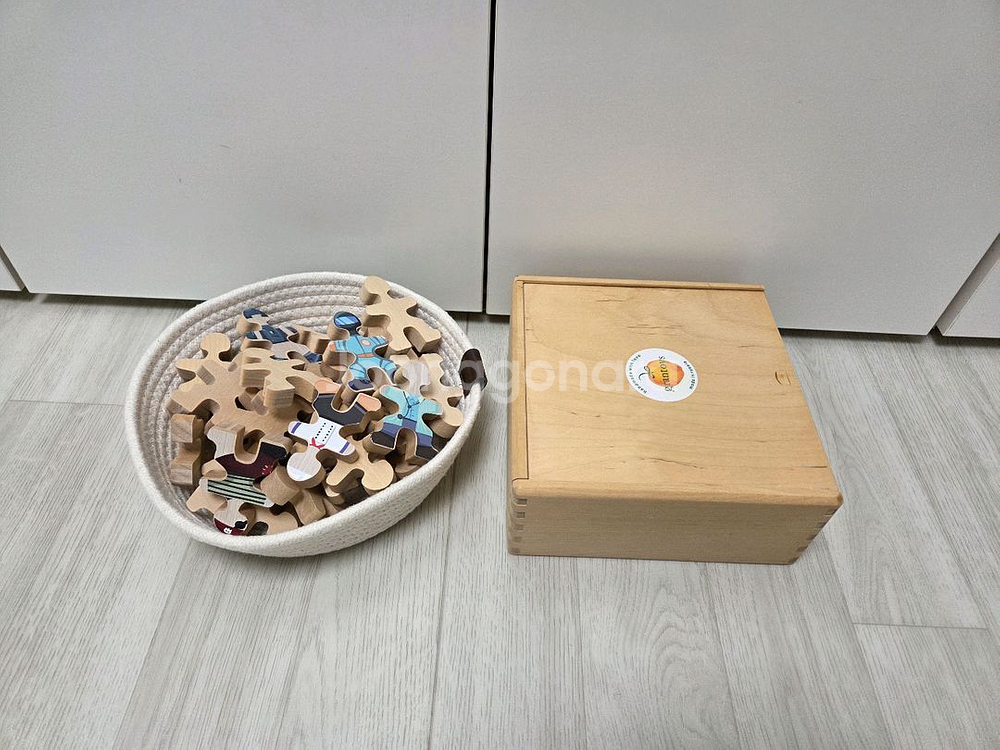 그랜토이즈 통속 난쟁이 플록맨 발도르프 원목장난감--1